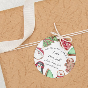 Etiquetas Para Lembrancinhas Férias de Natal Personalizadas cozinhando