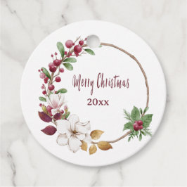 Etiquetas Para Lembrancinhas Ferida de Natal Personalizada e Feliz com Ano