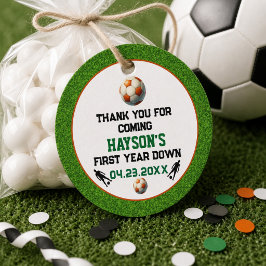 Etiquetas Para Lembrancinhas Festa de 1º Aniversário Futebol Primeiro Ano