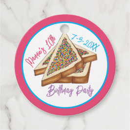 Etiquetas Para Lembrancinhas Festa de aniversário arco-íris Comida fada austral