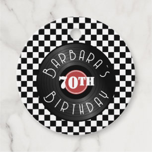 Etiquetas Para Lembrancinhas Festa de Aniversário com Tema Rock N Roll de Tocad
