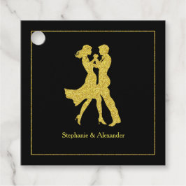 Etiquetas Para Lembrancinhas Festa de aniversário conjunto Adultos Ouro Casal d