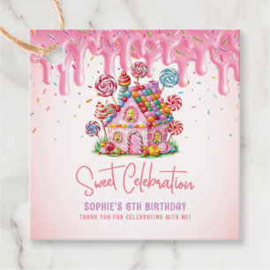 Etiquetas Para Lembrancinhas Festa de aniversário da Candyland Sweet Celebratio