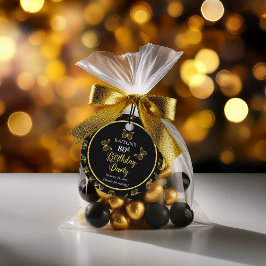 Etiquetas Para Lembrancinhas Festa de aniversário das Borboletas Douradas Elega