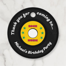 Etiquetas Para Lembrancinhas Festa de aniversário de Banda Rock Star Boys