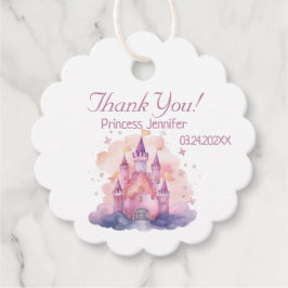 Etiquetas Para Lembrancinhas Festa de aniversário de Garota do Castelo da Princ
