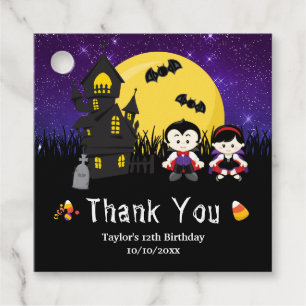 Etiquetas Para Lembrancinhas Festa de aniversário de Halloween - Roxo