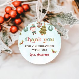 Etiquetas Para Lembrancinhas Festa de aniversário de inverno de Natal