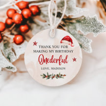 Festa de aniversário de Natal Santa Hat