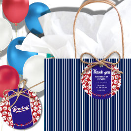 Etiquetas Para Lembrancinhas Festa de aniversário do Beball Kid Obrigado Ponham