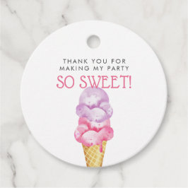 Etiquetas Para Lembrancinhas Festa de aniversário do Tema do Sorvete Rosa