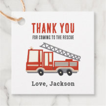 Festa de aniversário Firecaminhão Fireman Obrigado