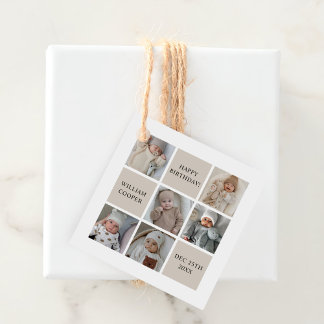 Etiquetas Para Lembrancinhas Festa de aniversário Personalizada de Colagem de F