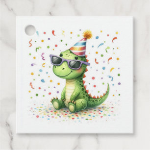 Etiquetas Para Lembrancinhas Festa de Aniversário Personalizada de Dinossauro F