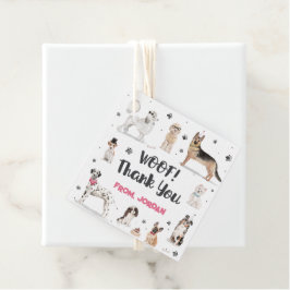 Etiquetas Para Lembrancinhas Festa de aniversário Realística de Cães Aquáticos 