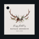 Etiquetas Para Lembrancinhas Festa de aniversário rústica de outono botânica pa<br><div class="desc">Desenho de festa de aniversário rústica de outono botânica para veado</div>