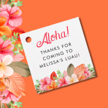 Festa de Aniversário Tropical Aloha Floral Luau 
