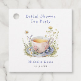 Etiquetas Para Lembrancinhas Festa de Chá Chá de panela de Aquarela