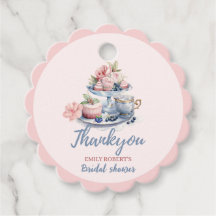 Festa de chá de noiva floral cor-de-rosa vintage