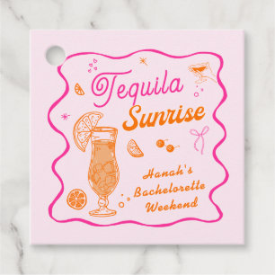 Etiquetas Para Lembrancinhas Festa de Despedida de Solteira Tequila Sunrise