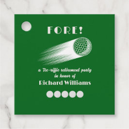 Etiquetas Para Lembrancinhas Festa de Golfe Aposentado para Aposentadoria em Te