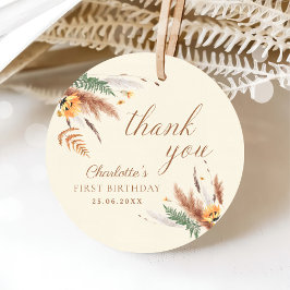 Etiquetas Para Lembrancinhas Festa de Jardim primeiro aniversario Floral de Flo