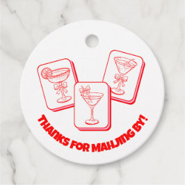 Etiquetas Para Lembrancinhas Festa de Mahjong do Dia dos Namorados Cocktail