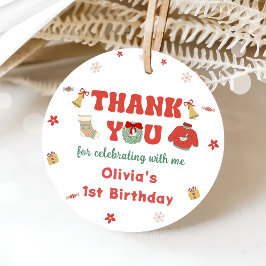 Etiquetas Para Lembrancinhas Festa de Natal de inverno Obrigado Marcas Favoráve