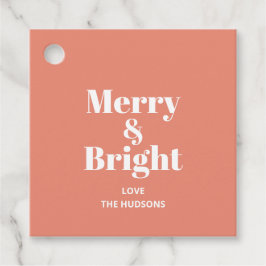 Etiquetas Para Lembrancinhas Festa de Natal Festiva e Bright