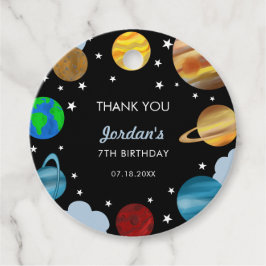 Etiquetas Para Lembrancinhas Festa de Planetas de Aniversário do Espaço Exterio