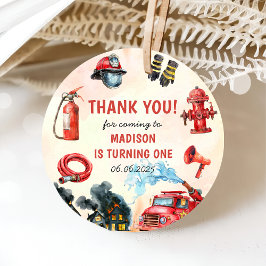 Etiquetas Para Lembrancinhas Festa de primeiro aniversario de Bombeiros de Cami