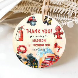 Etiquetas Para Lembrancinhas Festa de primeiro aniversario de Bombeiros de Cami