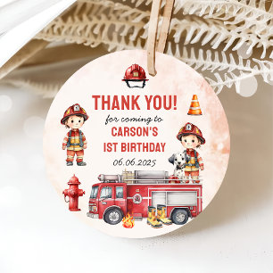 Etiquetas Para Lembrancinhas Festa de primeiro aniversario de Bombeiros de Cami