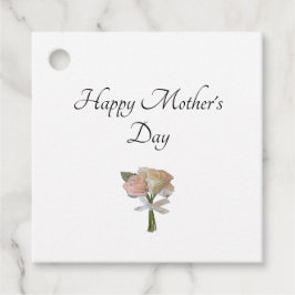 Etiquetas Para Lembrancinhas Festa de Rosas Florais Elegante Brunch