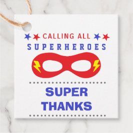 Etiquetas Para Lembrancinhas Festa de Super-Heróis. Muito obrigado
