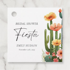 Etiquetas Para Lembrancinhas Festa Floral de Cactus para Noiva