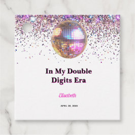 Etiquetas Para Lembrancinhas Festa Pink Disco Tendência Na Minha Era de Anivers