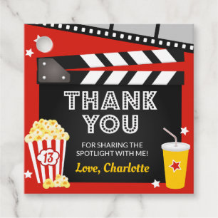 Etiquetas Para Lembrancinhas Filme Obrigado Etiquetas, Tags de Favor da Noite d