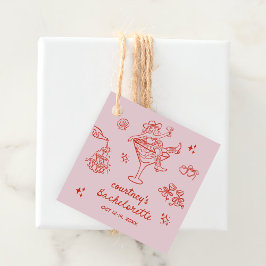 Etiquetas Para Lembrancinhas Fim de Semana de Despedida de Solteira Cowgirl Des