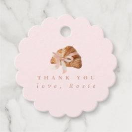 Etiquetas Para Lembrancinhas Fita Rosa Coquette Personalizada