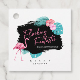 Etiquetas Para Lembrancinhas Flamingo Despedida de Solteira Revoada Fantástica 