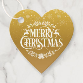 Etiquetas Para Lembrancinhas Flocos de neve de Natal Dourados e Felizes