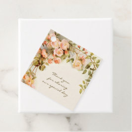 Etiquetas Para Lembrancinhas Flor Rosa Rosa Rosa, Anticorada, casamento vintage