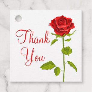 Etiquetas Para Lembrancinhas Floral Obrigado Rosas vermelhas Flores Casando Rom