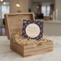 Floral Vintage Personalizado de Agradecimento