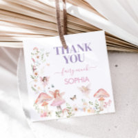 Floral Wildflower Fairy First Birthday Square