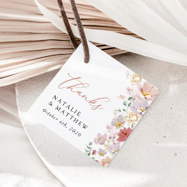 Etiquetas Para Lembrancinhas Flores Coloridas, Flores Selvagens, Boho, Casament