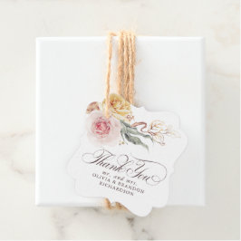 Etiquetas Para Lembrancinhas Flores de Jardim Coloridas Elegantes Obrigado