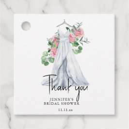 Etiquetas Para Lembrancinhas Flores e verde - obrigado chá de panela