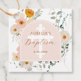 Etiquetas Para Lembrancinhas Flores selvagens Arch Baptism